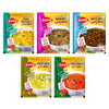 SAMS Instant Ready Soup Variety Pack, Mixed Vegetable, Manchow, Hot & Sour, Sweet Corn, Tomato, 100% Vegetarian, No Added Preservatives, Ready in 5 Minutes