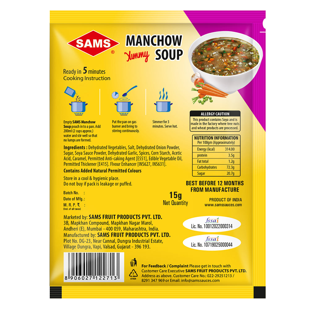 Sams Manchow Yummy Soup 15g