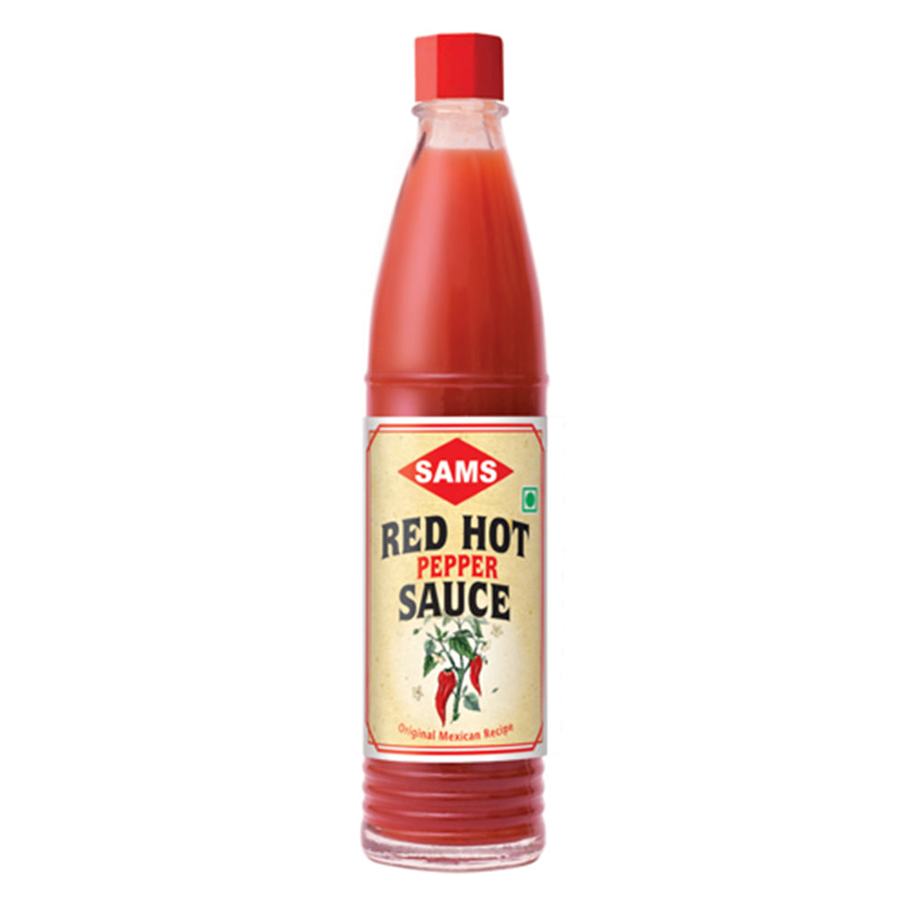 Sams Red Hot Pepper Sauce 88ml and Tomato Ketchup 1kg Combo, Pure and Thick Ketchup