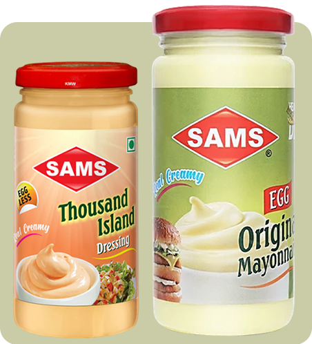 Egg Mayonnaise and Thousand Island Dressing Pack of 2 250 grams