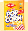 Sams Instant Popcorn, Classic Butter Flavor, 70g, Ready in 3 Minutes (Pack of 8)