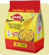 Sams Veg Hakka Noodles 900g Family Pack Chinese Food for Breakfast Lunch Dinner, Fast Foods and Soups