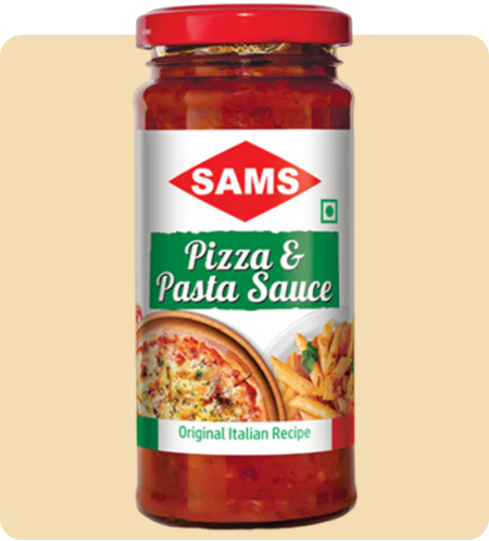 Sams Pizza & Pasta Sauce 250gms Each
