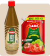 Sams Sauce Combo Pack, Tomato Ketchup 1kg, Garlic Chilli Sauce 700g  Pure Thick