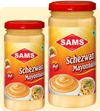 Sams Schezwan Mayonnaise Hot and Spicy, Egg-less, Pack of 2