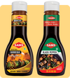 Sams Black Pepper Sauce 300g and Barbeque Sauce 325g Gourmet Sauces for Adding Taste and Flavour to Home Cooked Meals, Veg