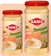 Sams Thousand Island Dressing, Egg-Less, Real Creamy, Pack of 2