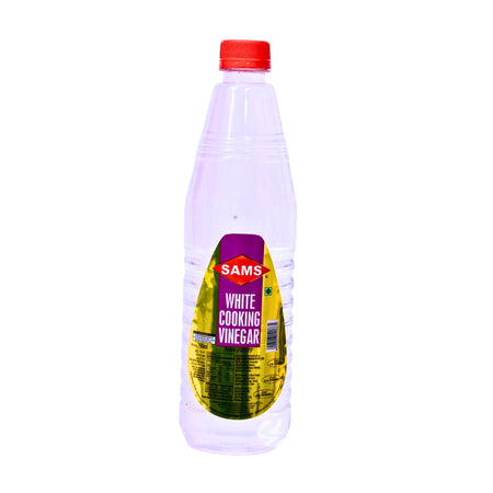 Sams White Cooking Vinegar, 700ml Natural Vinegar for Daily Use Unflavoured Non Fruit (pack of 4)