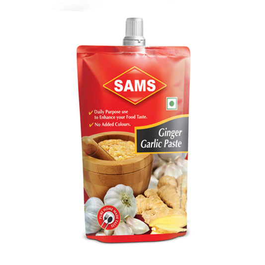Sams Ginger Garlic Paste Home-made Garlic Ginger Paste for Cooking, 200gms