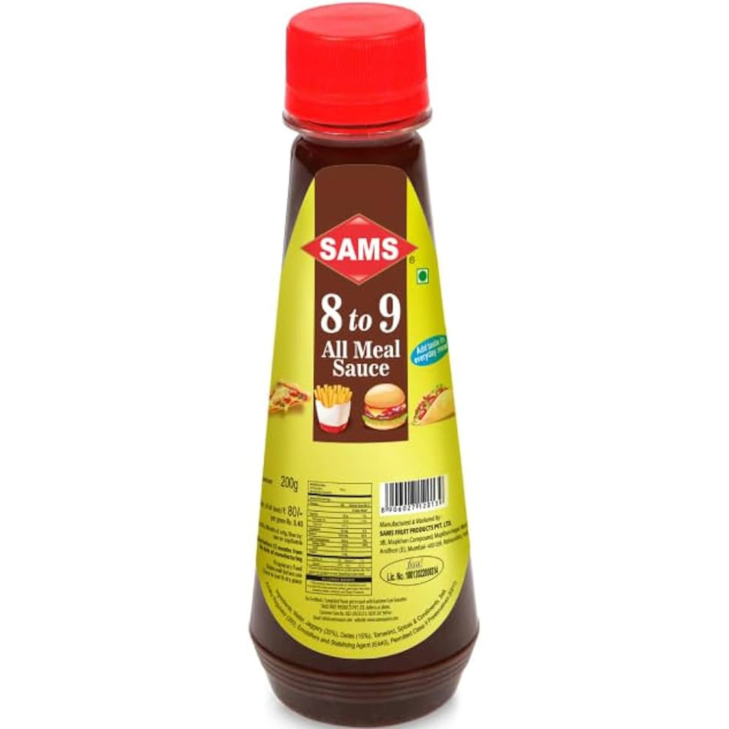 Sams All Meal Sauce 200g, Tomato Ketchup 1kg Combo, Pure and Thick Saver Pack