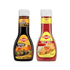 Sams Barbeque Sauce 325g and Sweet Chilly Sauce 380g Gourmet Sauces for Adding Taste and Flavour to Home Cooked Meals, Veg