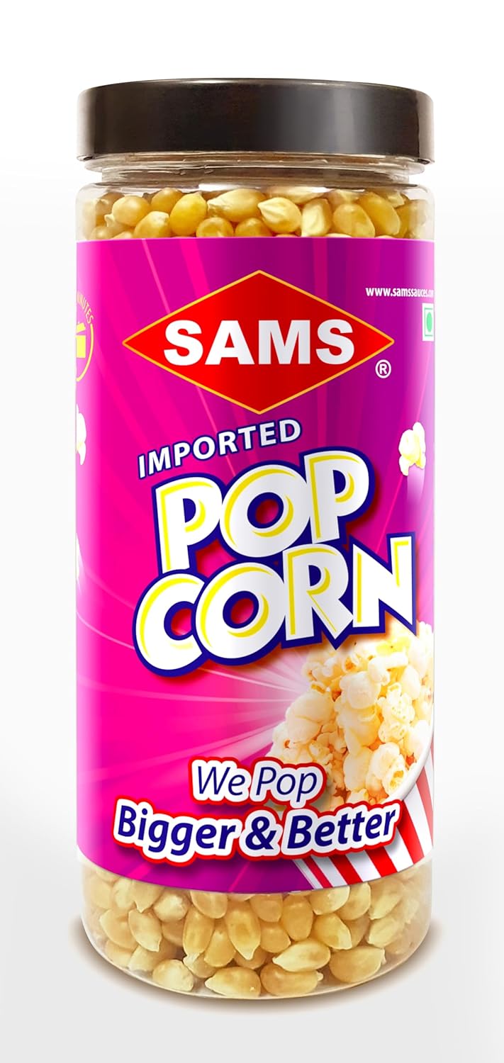 Sams Instant Popcorn 400g, Unflavored, Ready in 3 Minutes