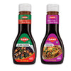 Sams Teriyaki Sauce 360g and Black Pepper Sauce 300g Gourmet Sauces for Adding Taste and Flavour to Home Cooked Meals, Veg
