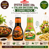 Sams Oyster Sauce 330g + Italian Dressing 300g Combo | Rich Umami Oyster Sauce & Zesty Italian Dressing | Gourmet Cooking Value Pack