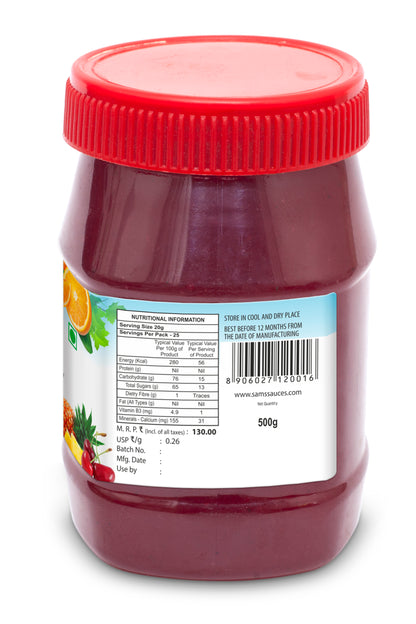 Sams Mix Fruit Jam 500 Grm Each