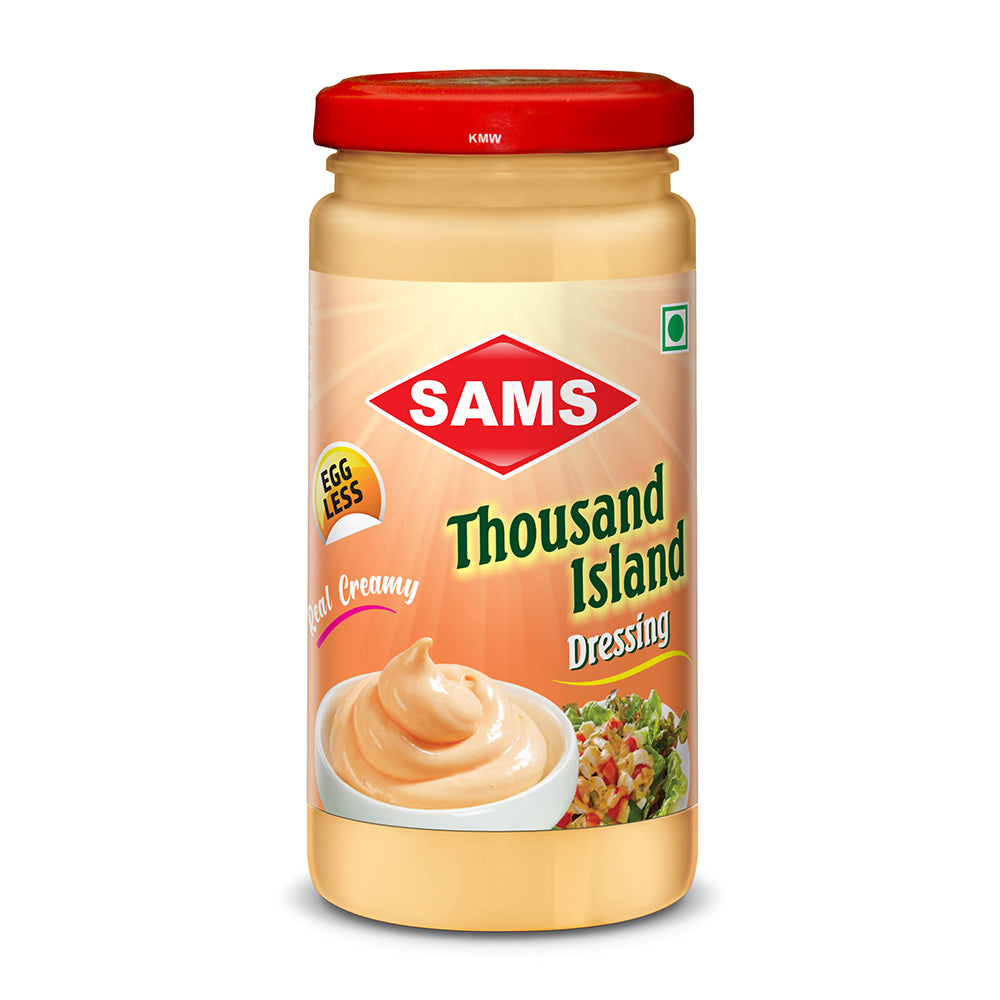 SAMS Thousand Island Dressing, Egg-less, Real Creamy, Pack of 4