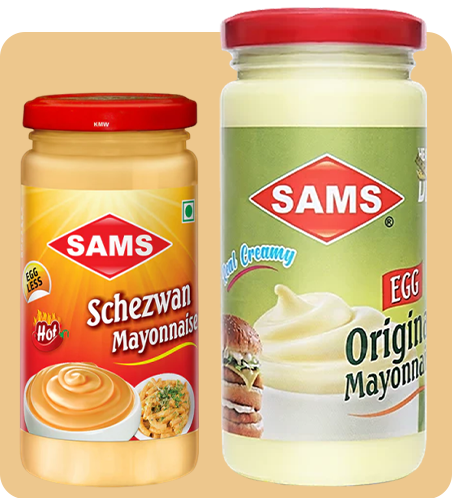 Egg Mayonnaise and Schezwan Mayonnaise Pack of 2 250 grams