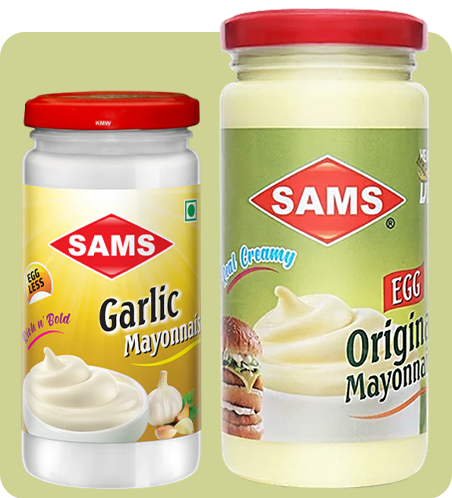 Egg Mayonnaise and Garlic Mayonnaise Pack of 2 250g Each