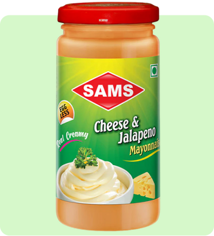Sams Cheese Jalapeno Mayonnaise 250gms Each