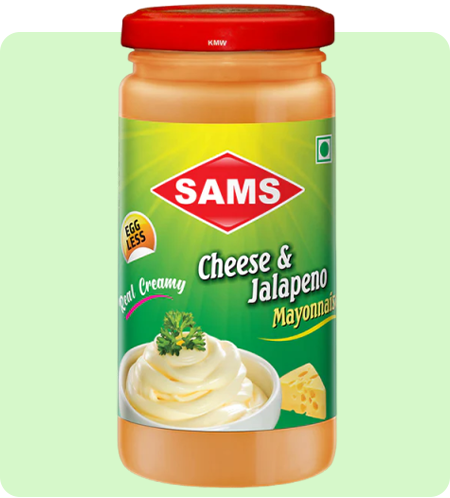 Sams Cheese Jalapeno Mayonnaise 250gms Each