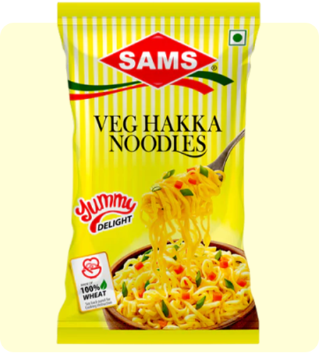 Sams Hakka Noodles Veg Hakka Noodles Chinese Food 180gms Each (pack of 7)