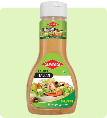 Sams Italian Dressing Sauce 300gms Each
