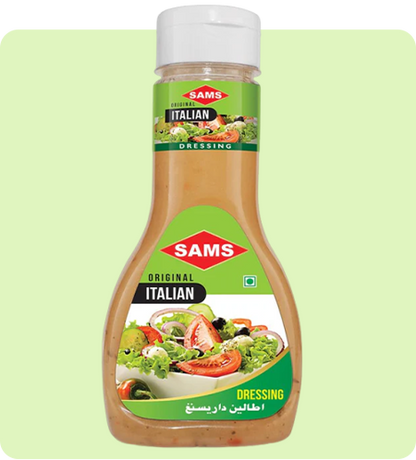 Sams Italian Dressing Sauce 300gms Each