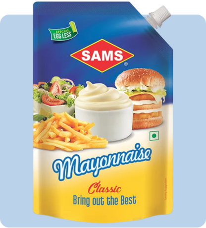 Sams Veg Mayonnaise 875gms Each