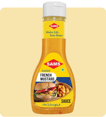 Sams Mustard Paste French Style Sauce 330gms Each