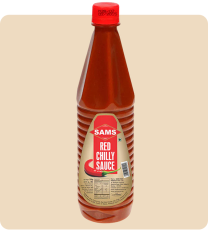 Sams Red Chilly Sauce 700gms, pack of 2