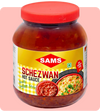 Sams Schezwan Hot Sauce 1kg Dip, Spread, Marinade, Vegan Sauce