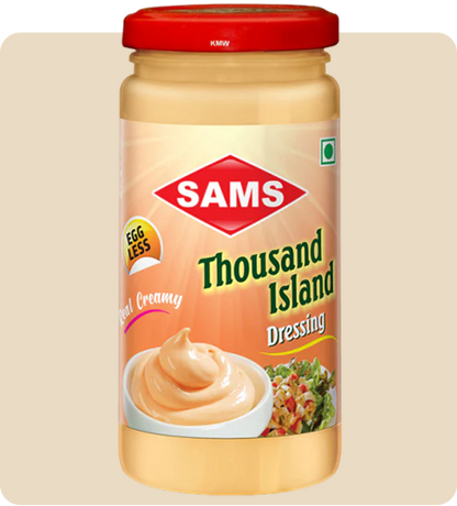 Sams Thousand Island Mayonnaise 250gms Each