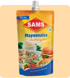 Sams Veg Mayonnaise 90g Each (Pack of 7) – Creamy, Rich, and Delicious!