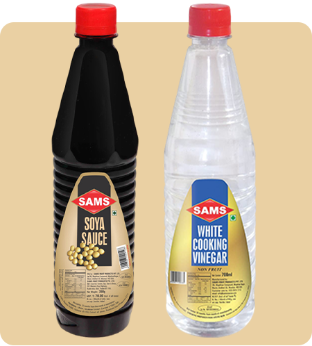 Sams Soya Bean Sauce 700g and vinegar 700ml combo