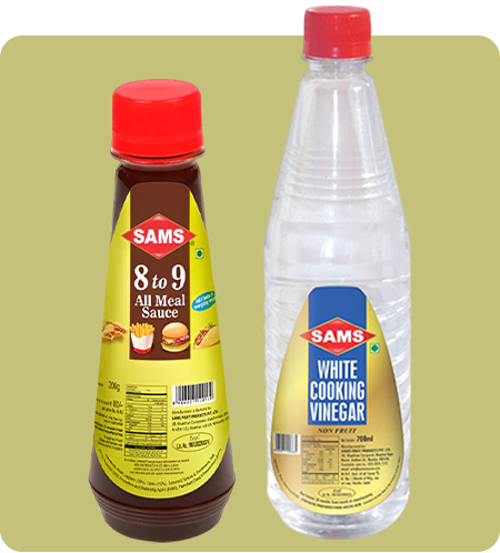 Sams 8 to 9 Meal Sauce 200g and vinegar 700ml combo