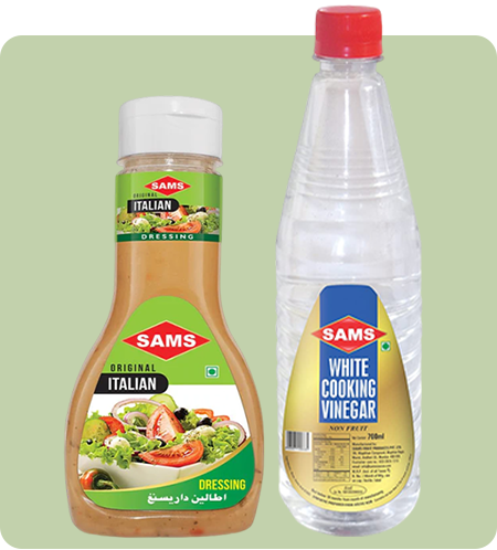 Sams Italian Dressing 300g and Vinegar 700ml