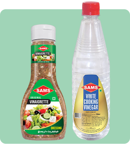 Sams Vinaigrette Dressing 300g and White Cooking Vinegar 700ml