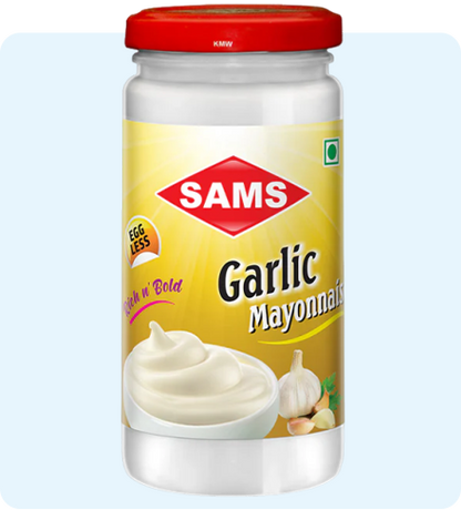 Sams Garlic Mayonnaise 250gms Each