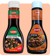 Sams Oyster Sauce 330g and Black Pepper Sauce 300g Gourmet Sauces for Adding Taste and Flavour to Home Cooked Meals, Veg