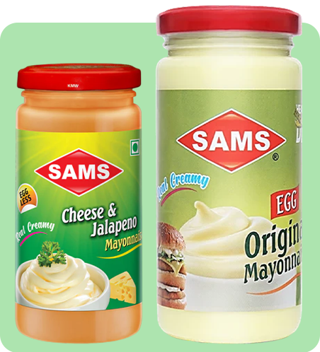 Egg Mayonnaise and Cheese & Jalapeno Mayonnaise Pack of 2 250g Each
