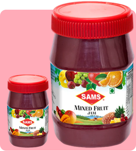 Sams Mix Fruit Jam 500 Grm Each