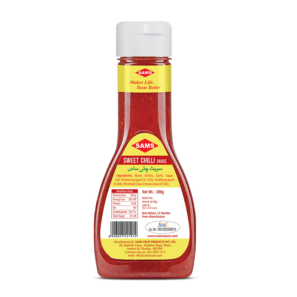 Sams Sweet Chilly Sauce 380g and Oyster Sauce 330g Gourmet Sauces for Adding Taste and Flavour to Home Cooked Meals, Veg