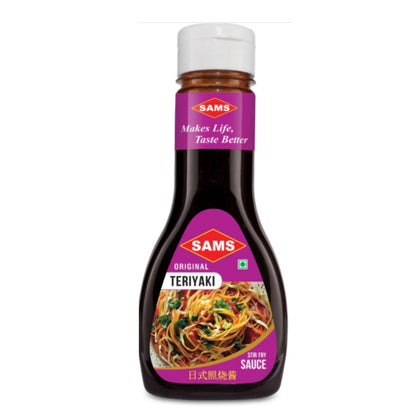 Sams Teriyaki Sauce 360g Gourmet Sauces for Adding Taste and Flavour to Home Cooked Meals, Veg