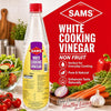 Sams White Vinegar for Cooking Pack of 4 Unflavoured Natural White Vinegar for Food 700 ml Each