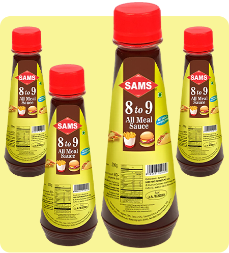 Sams 8 to 9 All Meal Sauce Pack of 4 x 200gms