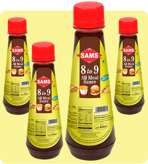 Sams 8 to 9 All Meal Sauce Pack of 4 x 200gms