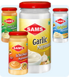 Sams 250g Veg Mayonnaise, 250g Garlic Mayonnaise, 250g Cheese Jalapeno Mayonnaise and 250g Schezwan Mayonnaise Spreads and Dips, Thick Mayo for Daily Use, Veg