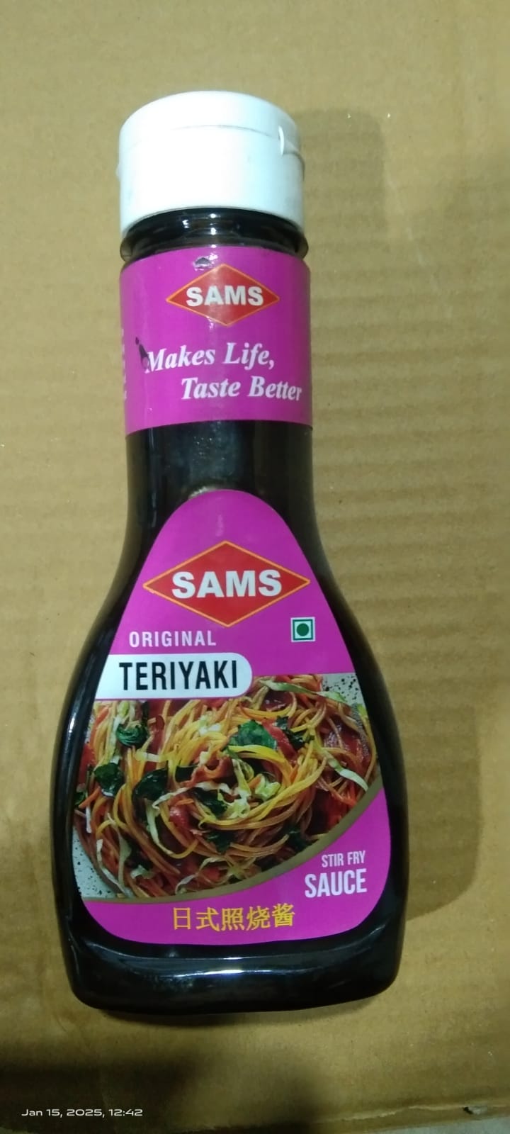 Sams Teriyaki Sauce 360g Gourmet Sauces for Adding Taste and Flavour to Home Cooked Meals, Veg