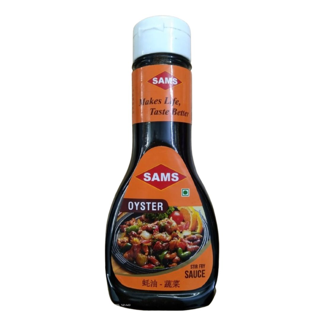 Sams Sweet Chilly Sauce 380g and Oyster Sauce 330g Gourmet Sauces for Adding Taste and Flavour to Home Cooked Meals, Veg