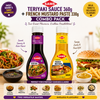 Sams Teriyaki Sauce 360g + French Mustard Paste 330g Combo | Sweet & Savory Teriyaki Sauce with Tangy Mustard | Gourmet Cooking Value Pack
